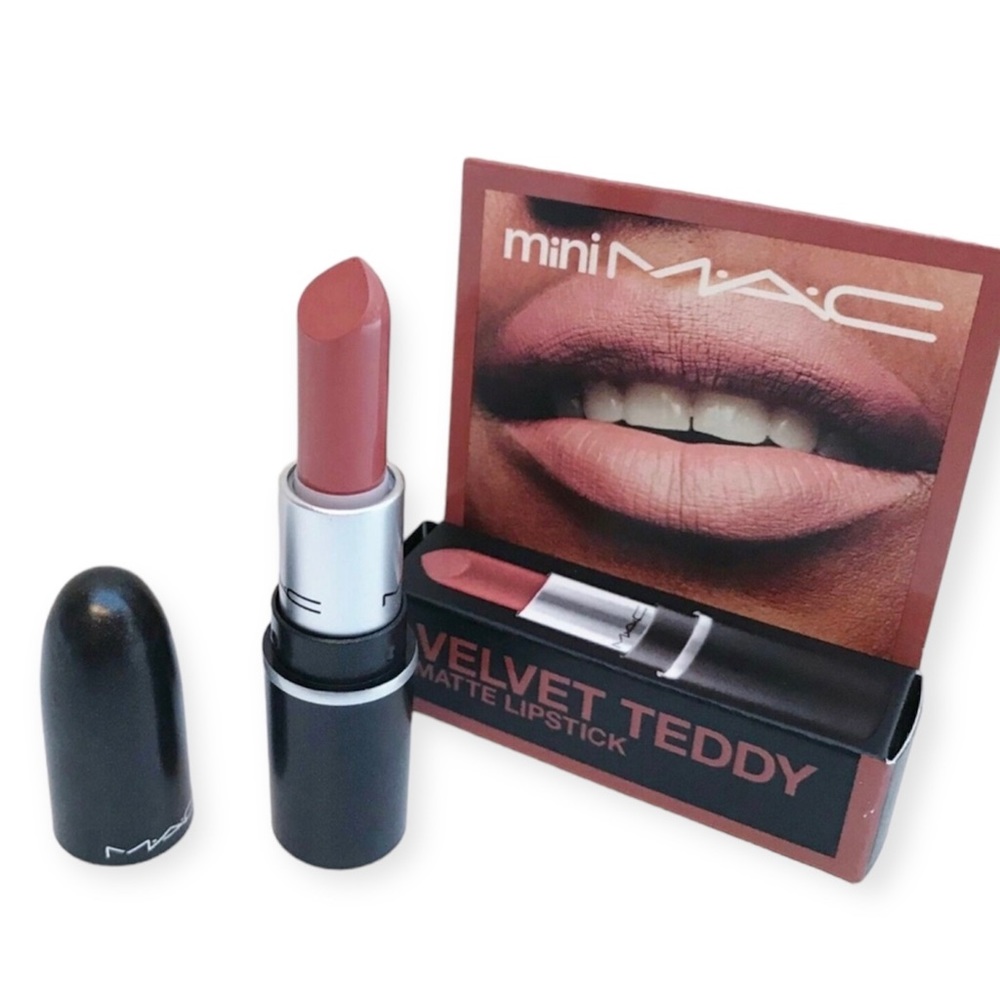 MAC Lipstick Velvet Teddy Mini Deep Beige Matte Lipstick NIB